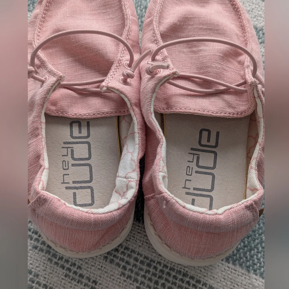 Hey Dude Size 12 Kids Pink Wendy - Picture 6 of 6